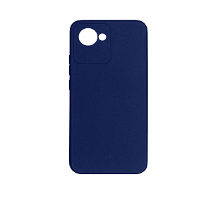 Силиконовый чехол Realme C30 DF синий