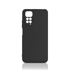 Силиконовый чехол Xiaomi Redmi Note 11 4G/11s DF черный
