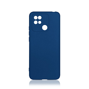 Силиконовый чехол Xiaomi Redmi 10C DF синий