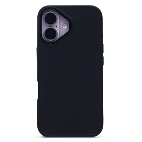 Кейс iPhone 16 силикон SC311 черный