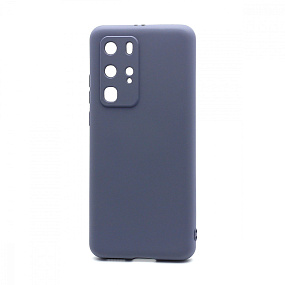 Силиконовый чехол Huawei P40 Pro (2020) New Era серый