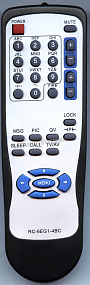ТВ пульт POLAR RC-6EG1-4BC LCD