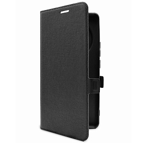 Чехол-книжка DF под кожу Tecno Spark 30 Pro черный