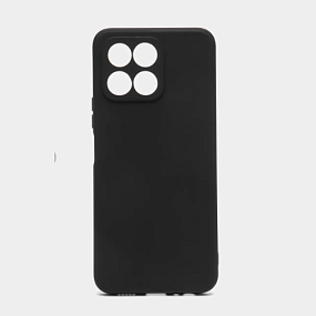 Силиконовый чехол Honor X8/X6 с визитницей черный