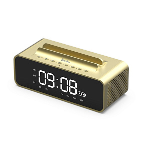 Колонка OneDer V06 (Bluetooth/MicroSD/USB/FM/AUX) золото