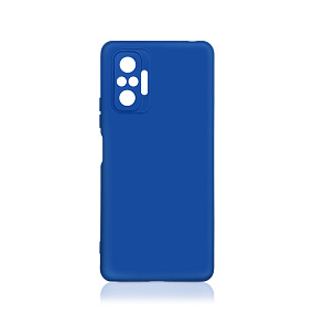 Силиконовый чехол Xiaomi Redmi Note 10 Pro DF синий