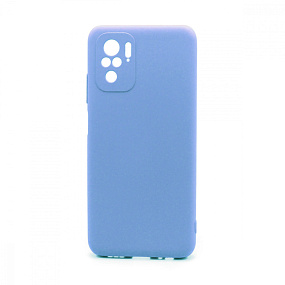 Силиконовый чехол Xiaomi Redmi Note 10/10S New Era голубой