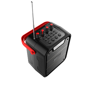 Колонка Borofone BP7 (Bluetooth/Караоке) черная