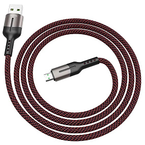 Дата кабель micro USB - USB Hoco U68 1,2м 4,0А черный