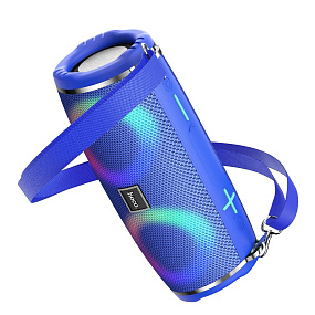 Колонка Hoco HC12 (Bluetooth/USB/FM/AUX) 10W синий