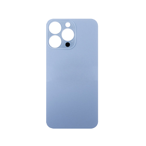 Задняя крышка iPhone Xr под 13 Pro/14 pro/15 Pro (стекло) голубой orig fabric