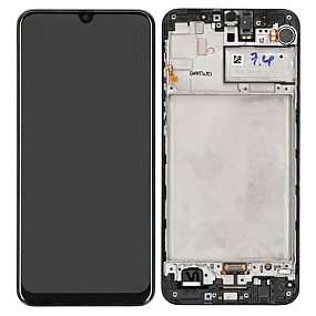 Дисплей для телефона Samsung M215F (M21) модуль Черный - Оригинал