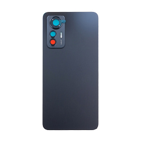 корпус для телефона Xiaomi 12 Lite (2203129G) Задняя крышка Черный - Оригинал