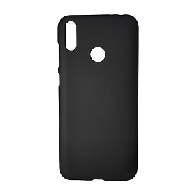 Силиконовый чехол Honor 8C матовый черный
