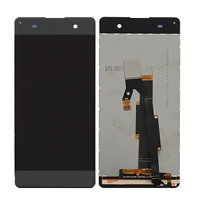 Дисплей для телефона Sony F3111/F3112 (XA/XA Dual) в сборе с тачскрином Черный - Оригинал