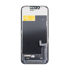 Дисплей для телефона iPhone 13 в сборе Черный - (Soft OLED, Full HD) (с верификацией)