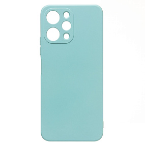 Силиконовый чехол Xiaomi Redmi 12 с закрытой камерой мятный