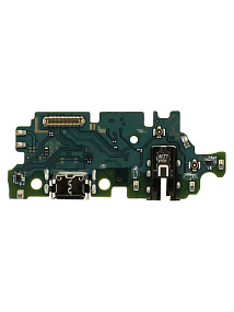 Шлейф Samsung A256E (A25 5G) плата системный разъем/разъем гарнитуры/микрофон - Премиум