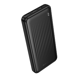 Портативное зарядное устройство Borofone BJ78 2USB/Micro/Type-C 10000mAh черный