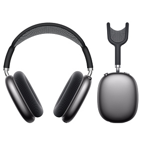 Bluetooth-наушники Hoco W65 Plus полноразмерные (шумоподавление) серые
