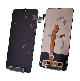 Дисплей для телефона Huawei Honor X7/Play6/Enjoy 30 Plus в сборе с тачскрином Черный - Оригинал