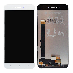 Дисплей для телефона Xiaomi Redmi Note 5A в сборе с тачскрином Белый