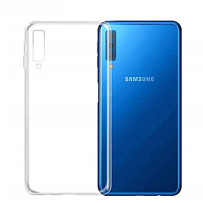 Силиконовый чехол для Samsung A750 Galaxy A7 (2018) прозрачный 
