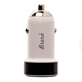 АЗУ-USB Brera Cau1 2 выхода 3A белый