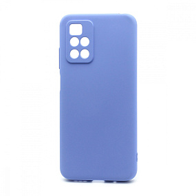 Силиконовый чехол Xiaomi Redmi 10 New Era голубой