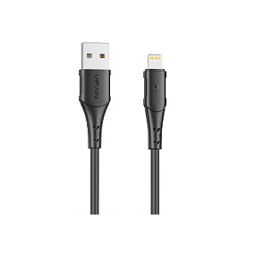 Дата кабель lightning USB - USB VFan X12 3A 1,5м белый