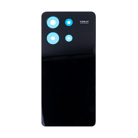 корпус для телефона Xiaomi Redmi Note 13 4G (23129RAA4G/23124RA7EO) Задняя крышка Черный