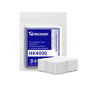 Салфетки для чистки дисплеев Mechanic HK4090 (10*10 см, антистатические, безворсовые, 400 шт.)