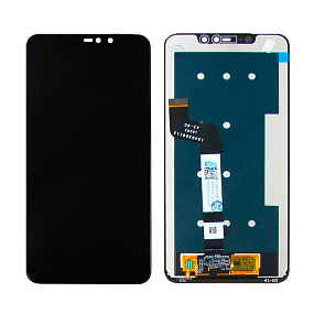 Дисплей для телефона Xiaomi Redmi Note 6 Pro в сборе с тачскрином Черный