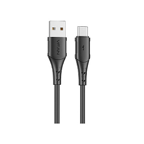 Дата кабель Type-C - USB VFan X12 3A 1м белые