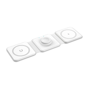 Беспроводное зарядное устройство 3 в 1 (MagSafe) белый