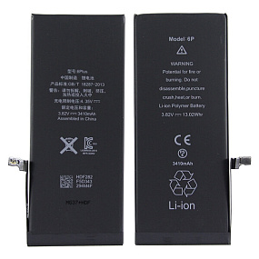 АКБ для телефона iPhone 6 Plus - усиленная 3410 mAh