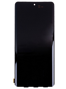 Дисплей для телефона Realme GT 6T (RMX3853) в сборе с тачскрином Черный - Оригинал