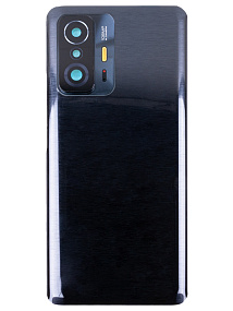 Корпус для телефона Xiaomi 11T/11T Pro Задняя крышка Черный - Премиум