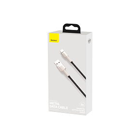 Дата кабель Type-C USB Baseus Series Metal (Cakf000102) 66W 1м 2A белый