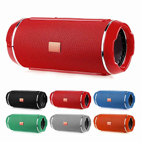 Колонка Charge TG116 (Bluetooth/MicroSD/USB/FM/AUX) красная