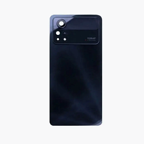 корпус для телефона Xiaomi Poco X4 Pro 5G (2201116PG) Задняя крышка Черный