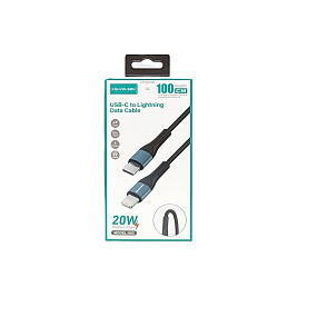 Дата кабель Type-C - Lightning Kouvolsen X93 1м 20W черный