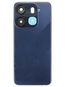 корпус для телефона Tecno Spark Go 2023 (BF7) Черный задняя крышка