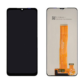 Дисплей для телефона Samsung M127F (M12) в сборе с тачскрином Черный - Оригинал
