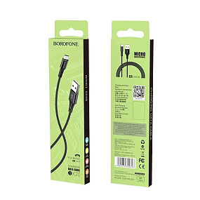 Дата кабель micro USB - USB Borofone BX20 2.4A 1м черный