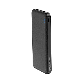 Портативное зарядное устройство Borofone BT20 2USB/Micro/Type-C 10000mAh черный