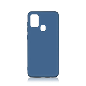 Силиконовый чехол для Samsung M215 Galaxy M21/M30s DF sOriginal-11 синий