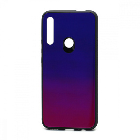 Задняя накладка Honor 9X/P Smart Z стекло Gradient (005) сине-фиолетовый