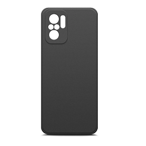 Силиконовый чехол Xiaomi Poco M5s с закрытой камерой черный