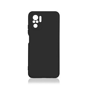 Силиконовый чехол Xiaomi Redmi Note 10/10s DF черный